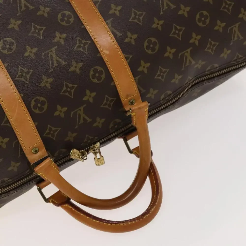 LOUIS VUITTON Monogram Keepall 55 Boston Bag M41424